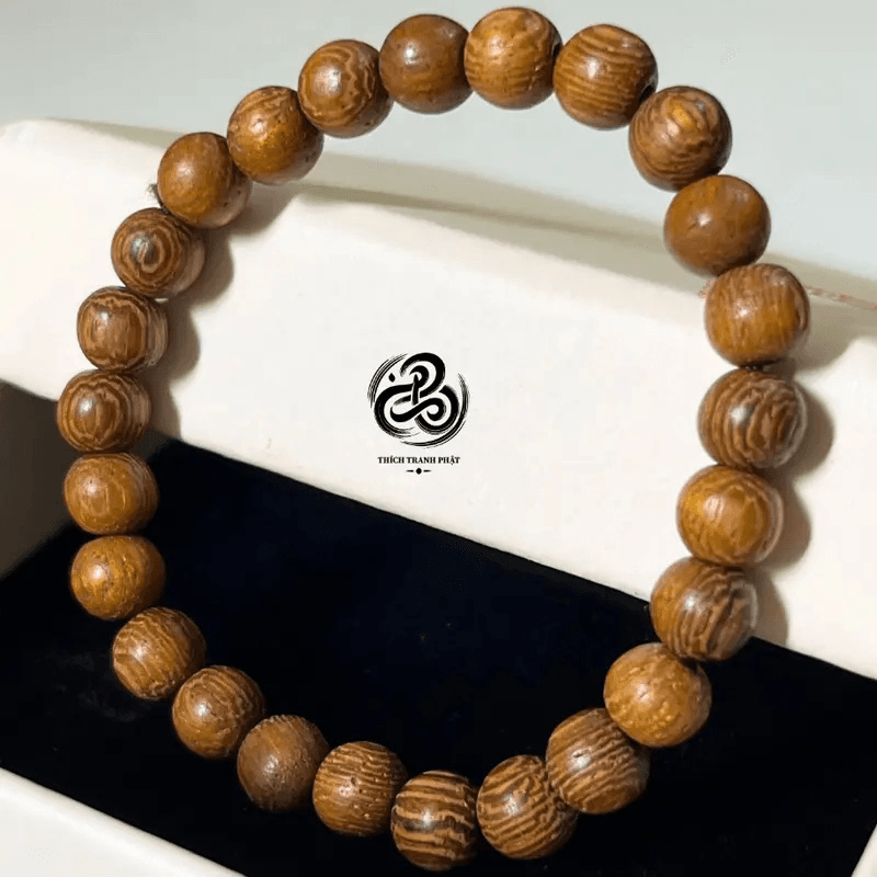 Vòng Tay Bình An Gỗ Mun Công - Ảnh 2