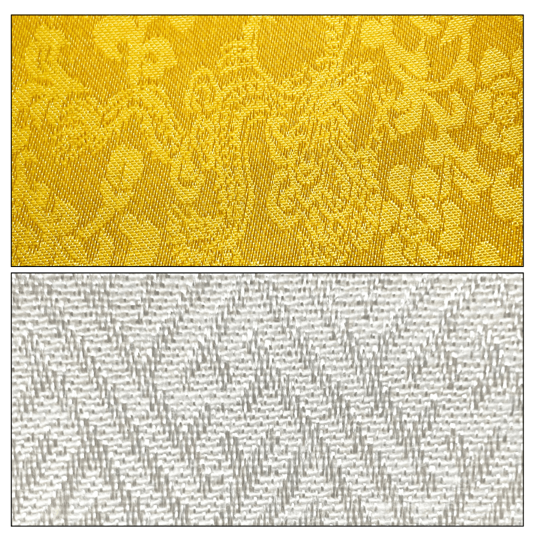 tranh liễn a di Đà phật giấy lụa, gỗ thông 29x80cm