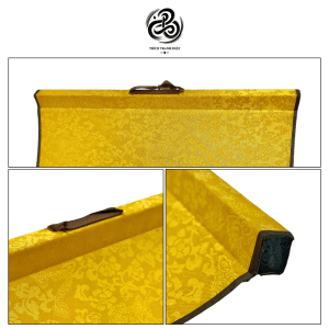 tranh liễn quan Âm bồ tát giấy lụa, gỗ thông 29x80cm