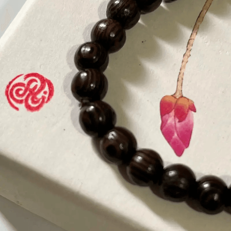 Vòng Tay Bình An Gỗ Mun Công - Ảnh 6