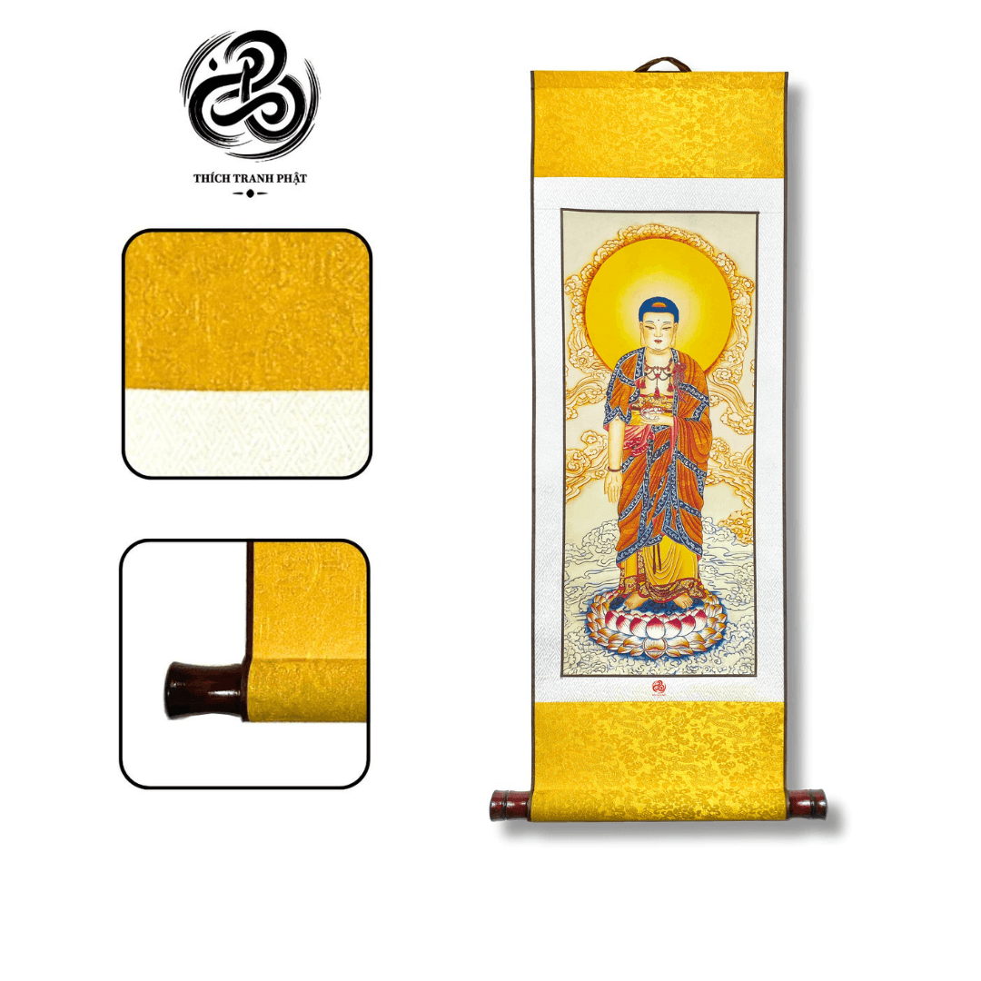 ảnh bìa tranh liễn A Di Đà Phật