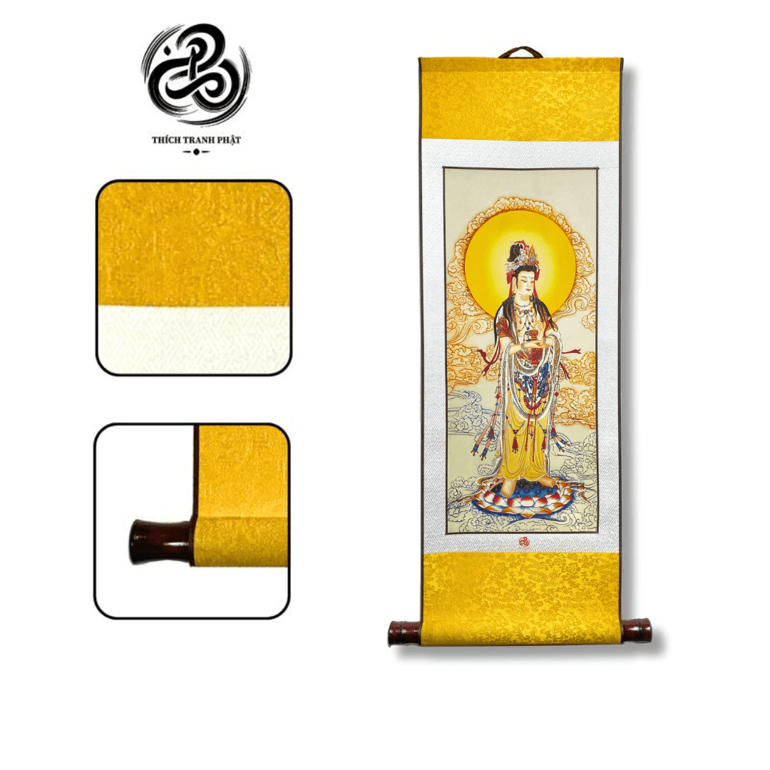 Tranh liễn Đại Thế Chí Bồ Tát