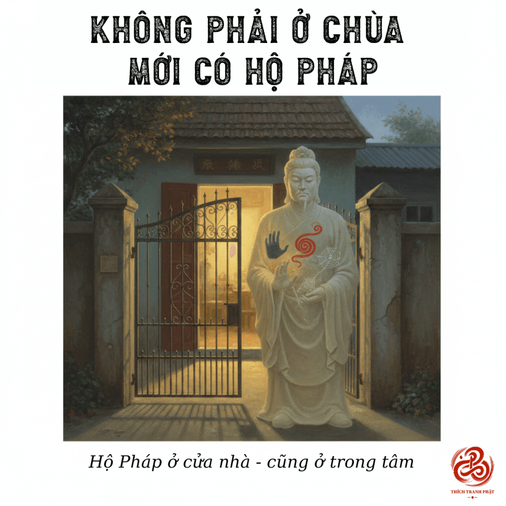 Không phải ở chùa mới có Hộ Pháp