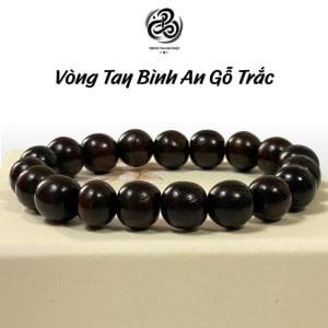 Vòng tay bình an Gỗ Trắc