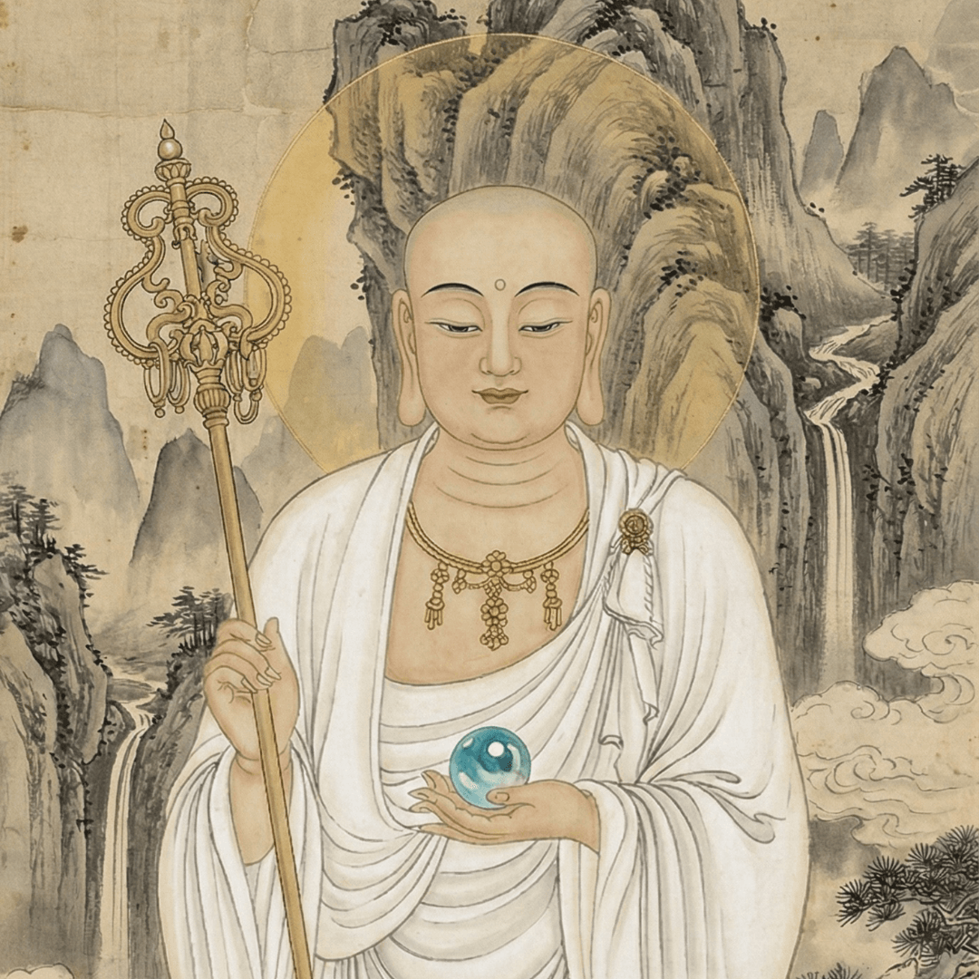 Bộ Ta Bà Tam Thánh - Giấy lụa - 29x80cm - Ảnh 10
