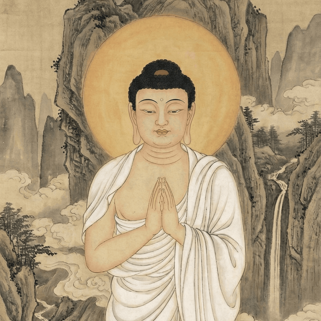 Bộ Ta Bà Tam Thánh - Giấy lụa - 29x80cm - Ảnh 9